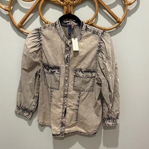 Pilcro denim blouse